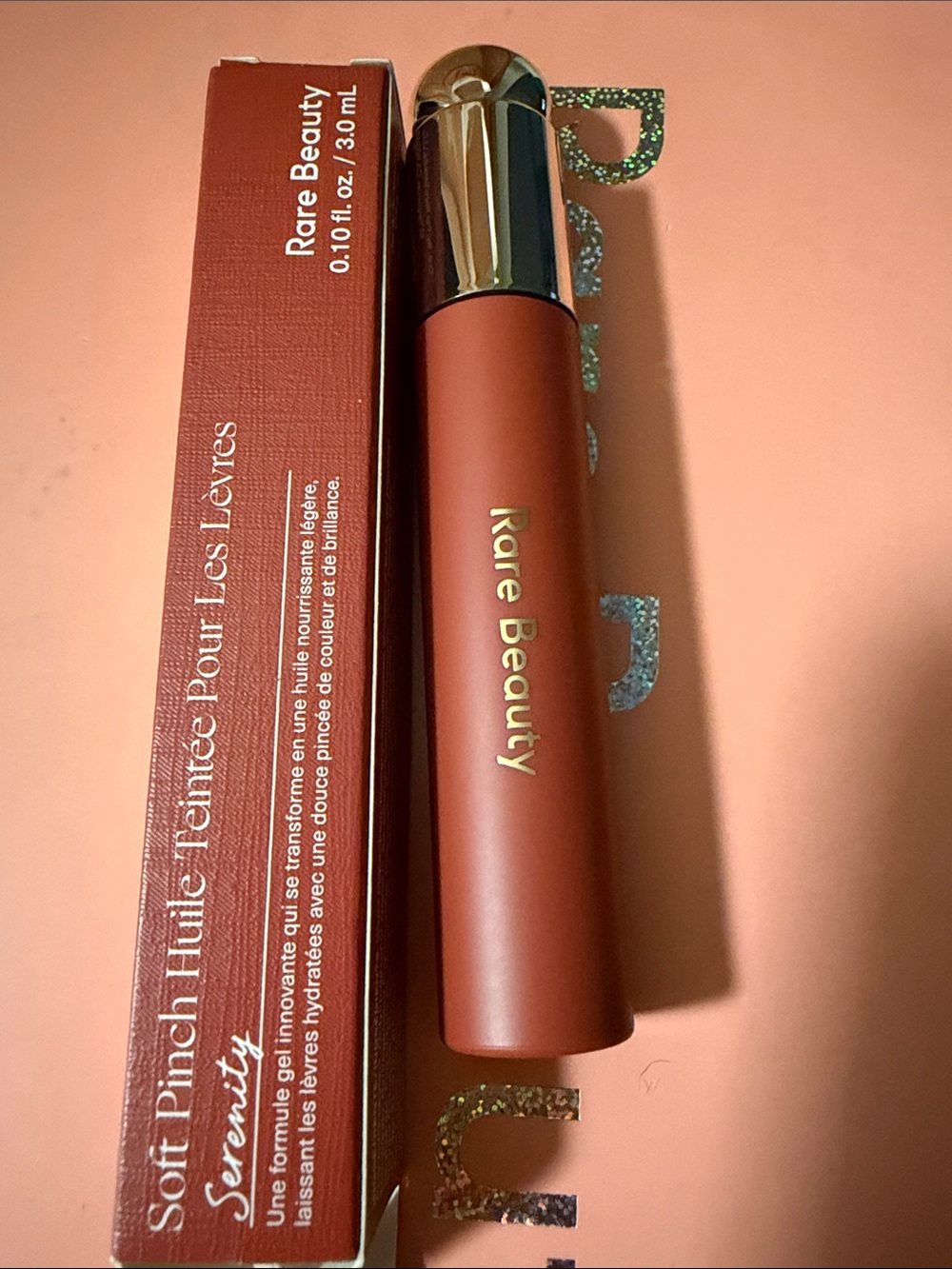 Rare Beauty Soft Pinch Tinted Lip Oil - Serenity (Warm Rose Terracotta)
